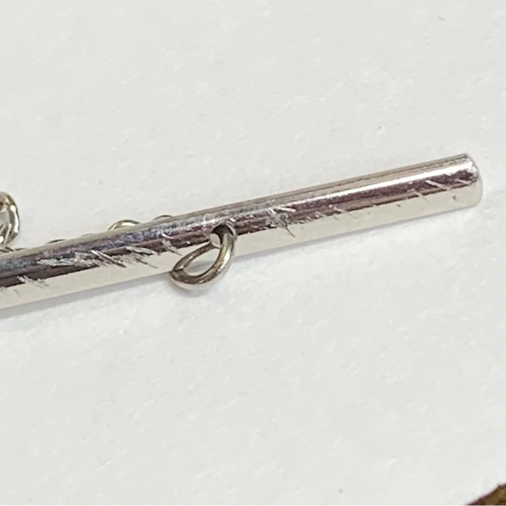 Vintage golf silver tone golfer tie tack dad Father’s Day gift